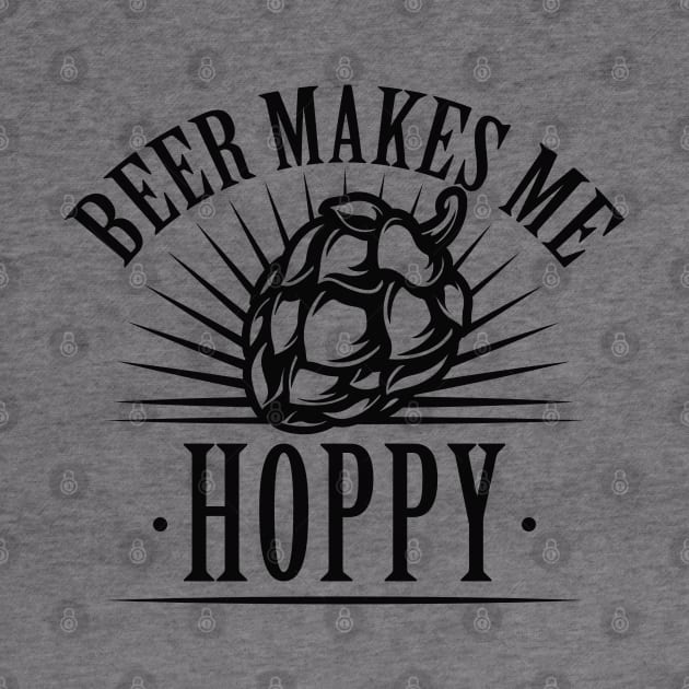 Beer Makes Me Hoppy by LuckyFoxDesigns